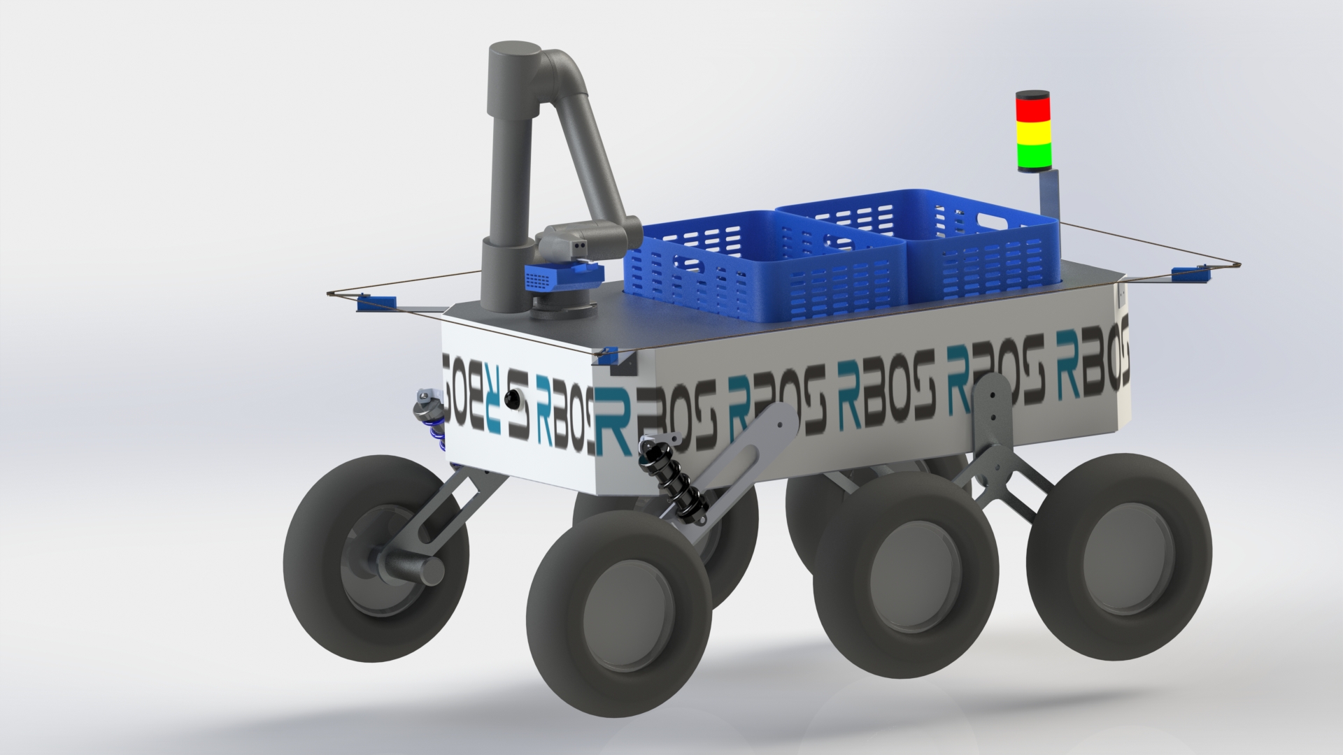 Robot R-BOS może zautomatyzować zbiór truskawek. Politechnika Białostocka wsparła startup