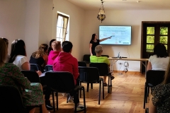 Szkolenie w ramach Uczelnianego Forum Dziekanatów Politechniki Białostockiej. 16 czerwca 2023 r. Hołny Mejera (podczas szkolenia)