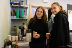 2026-01-20 FEM coffee with a professor Elżbieta Szymańska; photo by Iryna Mikhno BUT