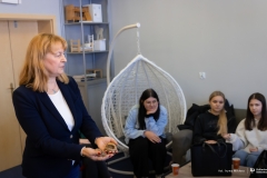 2026-01-20 FEM coffee with a professor Elżbieta Szymańska; photo by Iryna Mikhno BUT