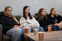 2026-01-20 FEM coffee with a professor Elżbieta Szymańska; photo by Iryna Mikhno BUT