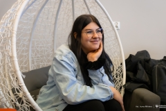 2026-01-20 FEM coffee with a professor Elżbieta Szymańska; photo by Iryna Mikhno BUT