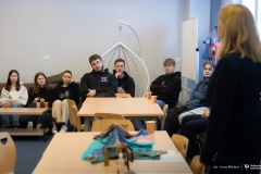 2026-01-20 FEM coffee with a professor Elżbieta Szymańska; photo by Iryna Mikhno BUT