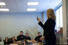 2026-01-20 FEM coffee with a professor Elżbieta Szymańska; photo by Iryna Mikhno BUT
