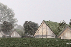 Projekt Muzejon. Muzeum Pamięci Romów - wizualizacja. Autor: Tomasz Łaszczuk
