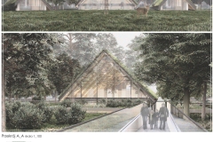 Projekt Muzejon. Muzeum Pamięci Romów - wizualizacja. Autor: Tomasz Łaszczuk