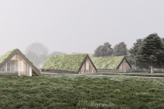 Projekt Muzejon. Muzeum Pamięci Romów - wizualizacja. Autor: Tomasz Łaszczuk