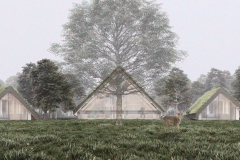 Projekt Muzejon. Muzeum Pamięci Romów - wizualizacja. Autor: Tomasz Łaszczuk